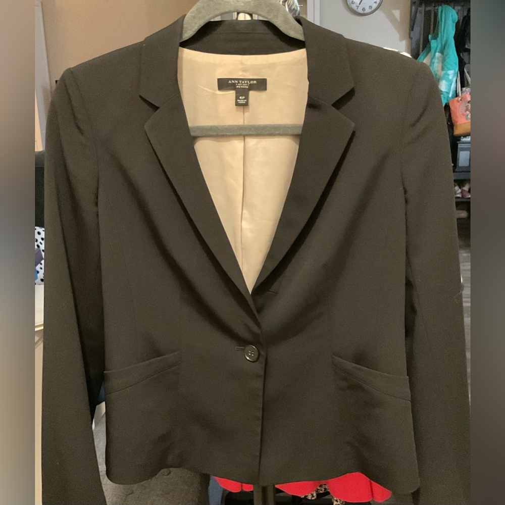 Ann Taylor Black Blazer Jacket